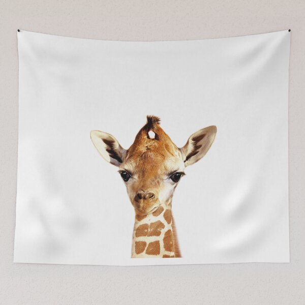 Artikelvorschau, Baby Giraffe Kunstdruck von Zouzounio Art entworfen und verkauft von zouzounioart.