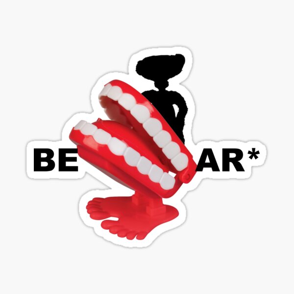 The Mandem Bear Sticker By Cheedaman Redbubble - roblox bear alpha doggle