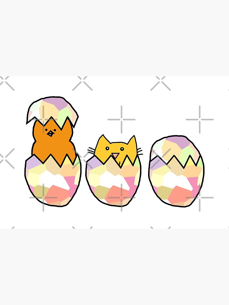 Easter Eggs - Cat among the Chickens by ellenhenry
