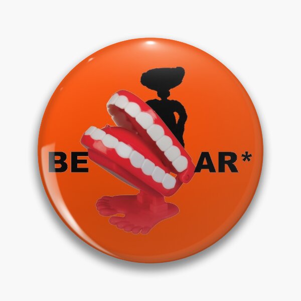 Bear Alpha Badge Pin By Cheedaman Redbubble - roblox bear mandem gift box badge