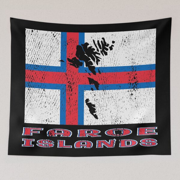 Item preview, Faroe Islands Flag Silhouette designed and sold by crizzinho.