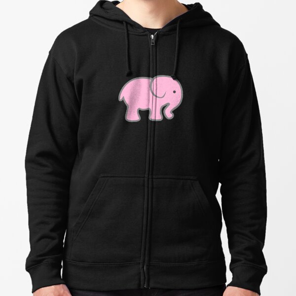 Pink Elephants Hoodie Dress