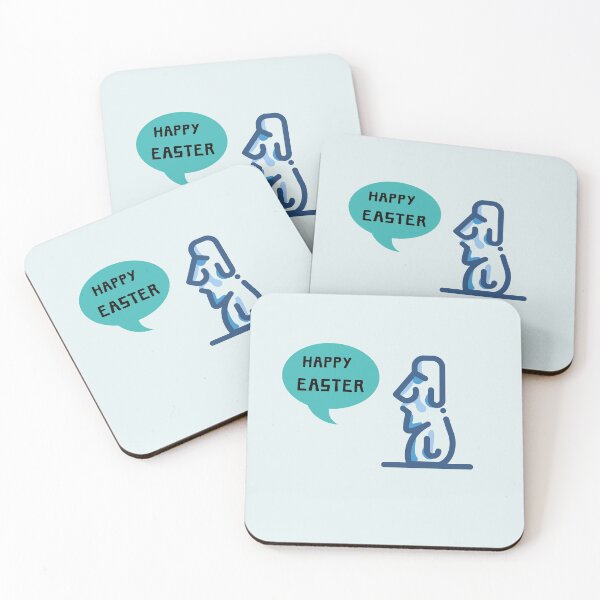 Item preview, Happy Easter Islander! designed and sold by Mamalia.