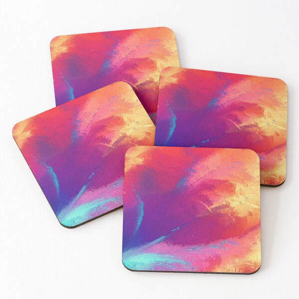 Item preview, Textured Abstract in Purple, Orange, and Teal designed and sold by ChangingLight.