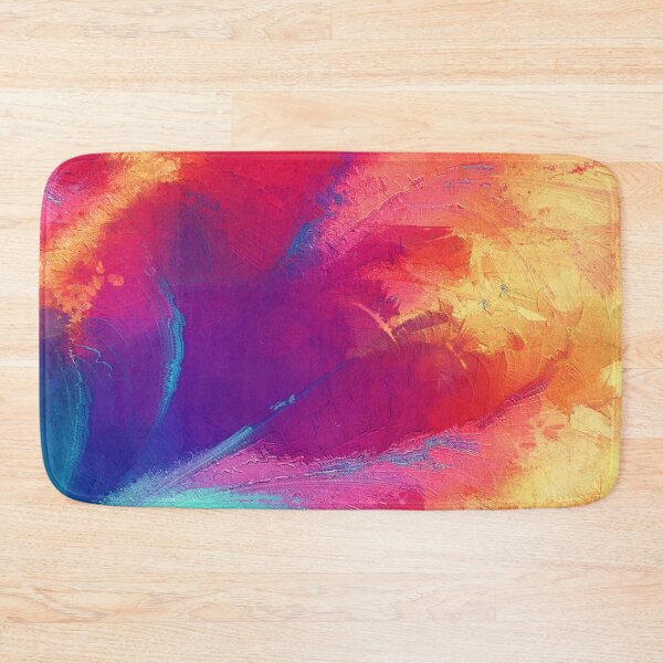 Item preview, Textured Abstract in Purple, Orange, and Teal designed and sold by ChangingLight.