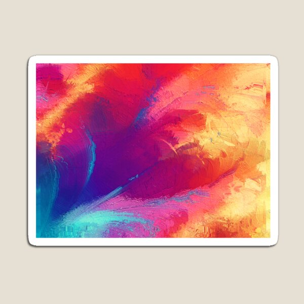 Item preview, Textured Abstract in Purple, Orange, and Teal designed and sold by ChangingLight.