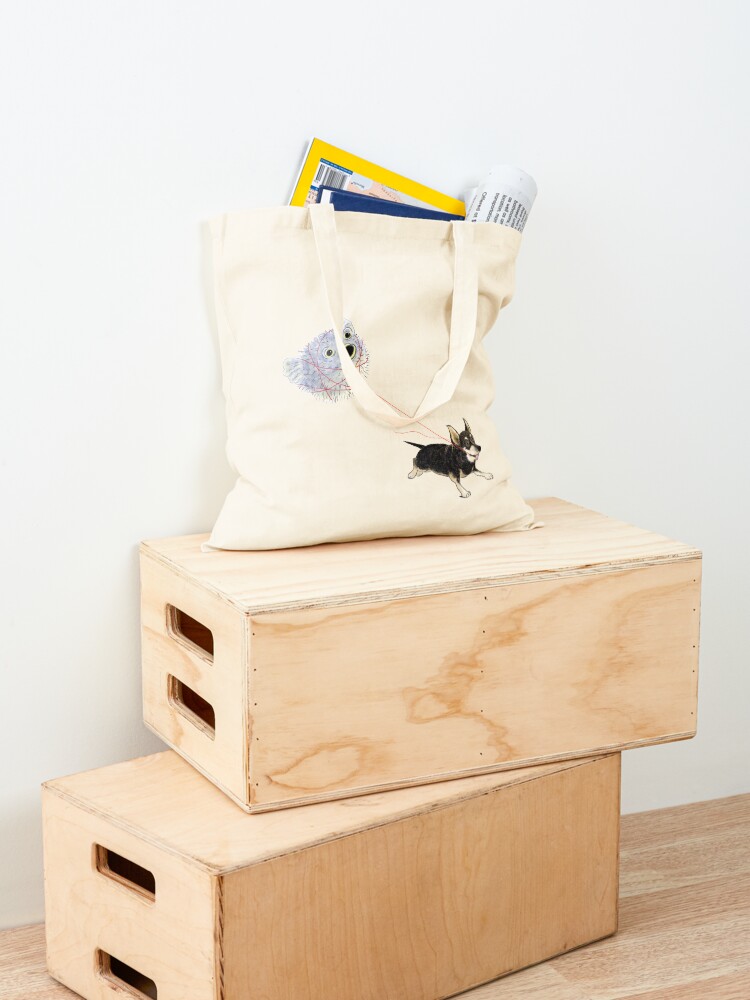 Alternate view of Pufferpup Tote Bag