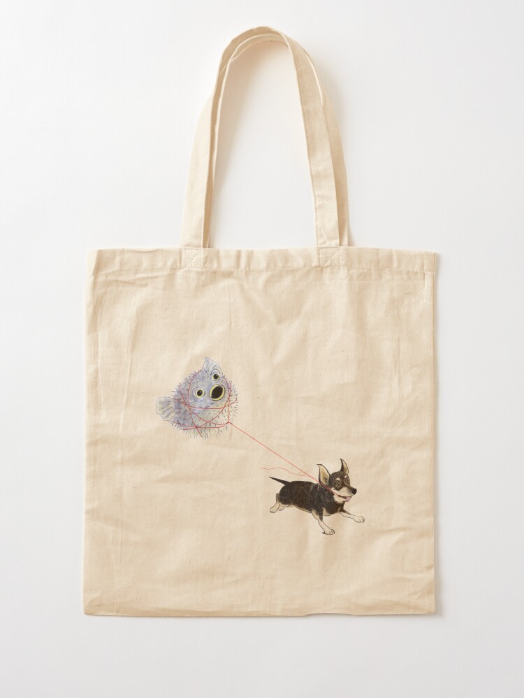 Alternate view of Pufferpup Tote Bag