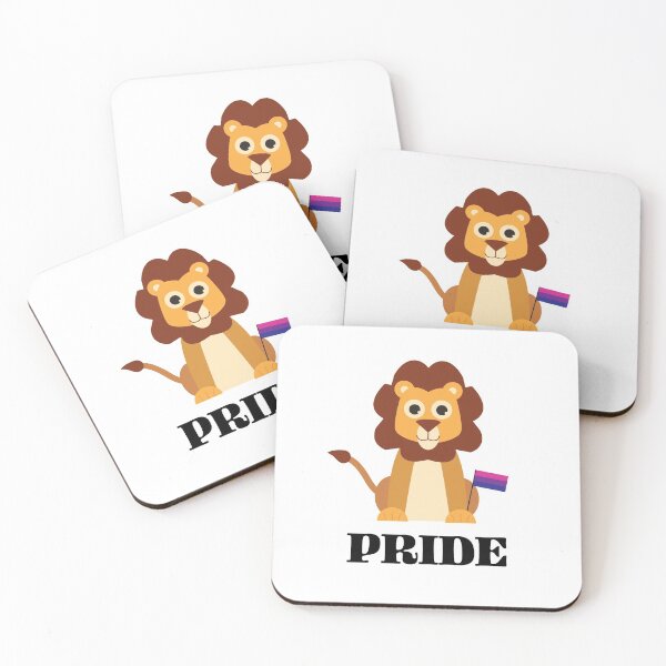 Item preview, Lion Pride Bisexual LGBTQIA Cute Illustration designed and sold by StudioUnrefined.