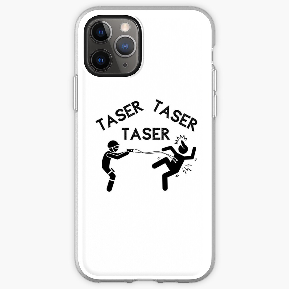 "Police - TASER TASER TASER" iPhone Case & Cover by Paulster | Redbubble