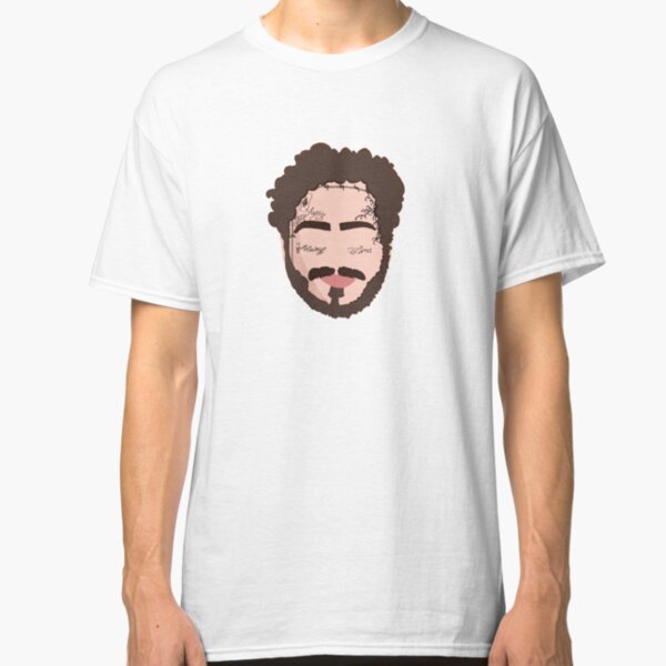 post malone tattoo face Classic T-Shirt
