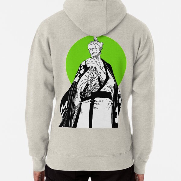 Roronoa zoro one piece manga Pullover Hoodie