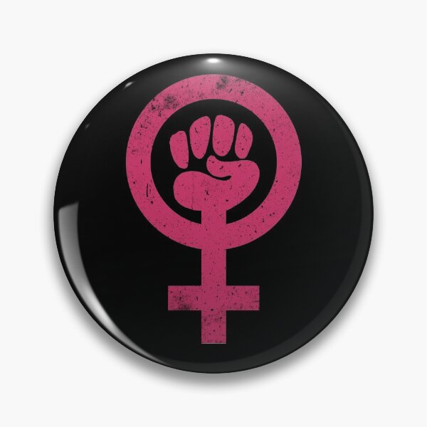 Item preview, Feminist logo grunged designed and sold by pbfhpunk.