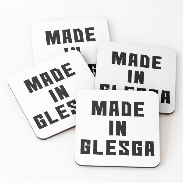 Item preview, MADE IN GLESGA, Scots Language Phrase designed and sold by MacPean.