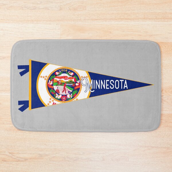 Item preview, Minnesota Flag Pennant designed and sold by Decal Mania.