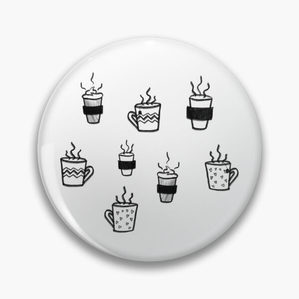 Artikelvorschau, Kaffee- und Tee-Doodle entworfen und verkauft von PaulinaS.