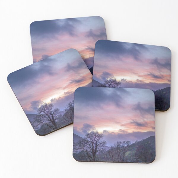 Item preview, Cadair Idris Nature Reserve Sunset Oil Painting designed and sold by DougieHaworth.