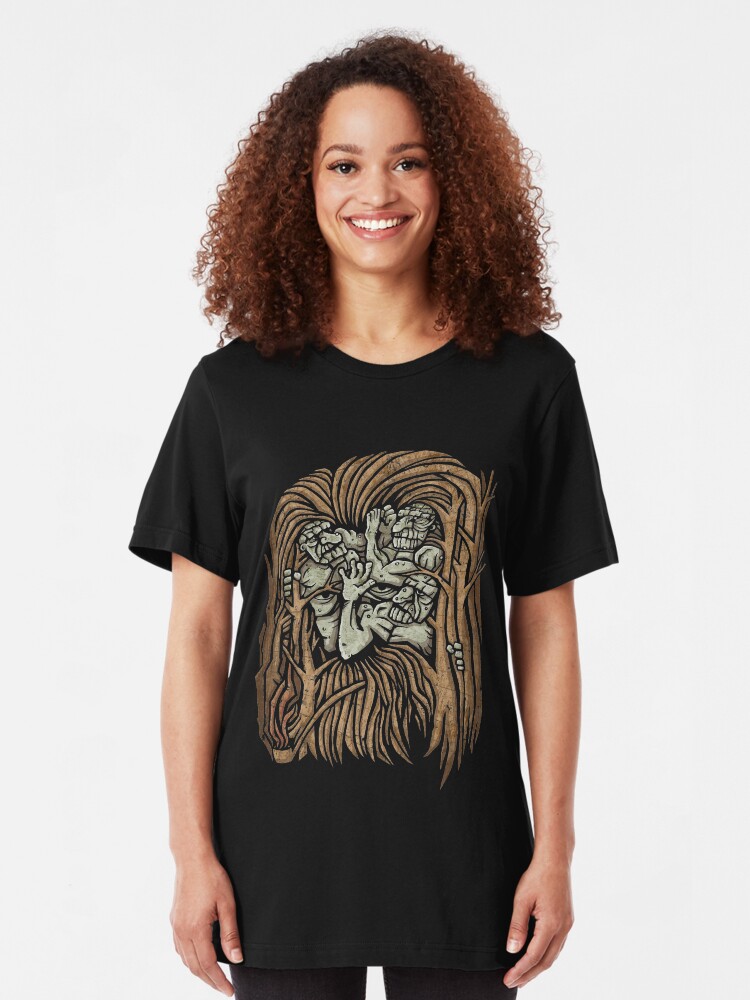 Alternate view of The Dawn Will Take You All Slim Fit T-Shirt