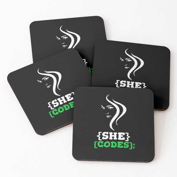 Item preview, She Codes - Female Programmer  designed and sold by clubtee.