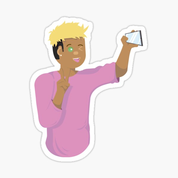 Social boy 2 Sticker