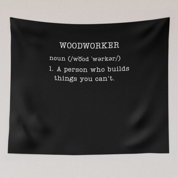 Item preview, Funny Woodworker Gifts Definition Woodwork Humor Dictionary designed and sold by RozWatts.