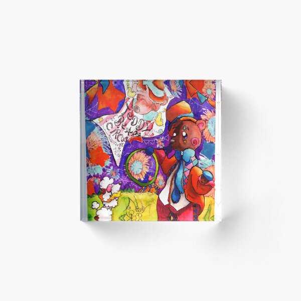 The Circus Is In Town ( art prints) Acrylic Block