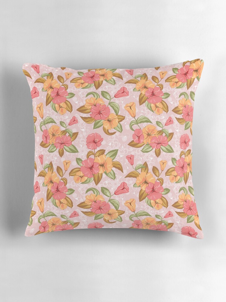 Thumbnail 3 of 4, Pillow, Floral decorations for beautiful products designed and sold by starchim01.