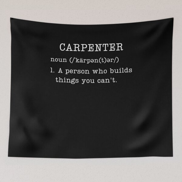 Item preview, Funny Carpenter Gifts Definition Carpentry Humor Dictionary designed and sold by RozWatts.