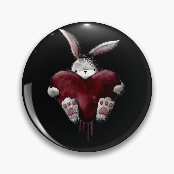 Artikelvorschau, Gothic Love Bloody Heart Bunny entworfen und verkauft von LuciaS.