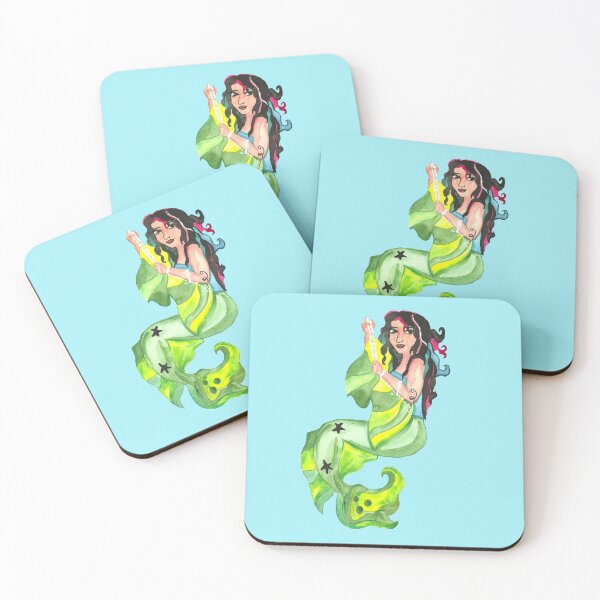 Item preview, Jazette´s Pearls Mermaid Illustration designed and sold by Niina  Niskanen.