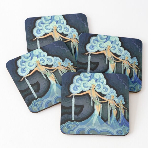 Item preview, Folies Bergere, Vintage French Dancers Poster designed and sold by vintagevivian.