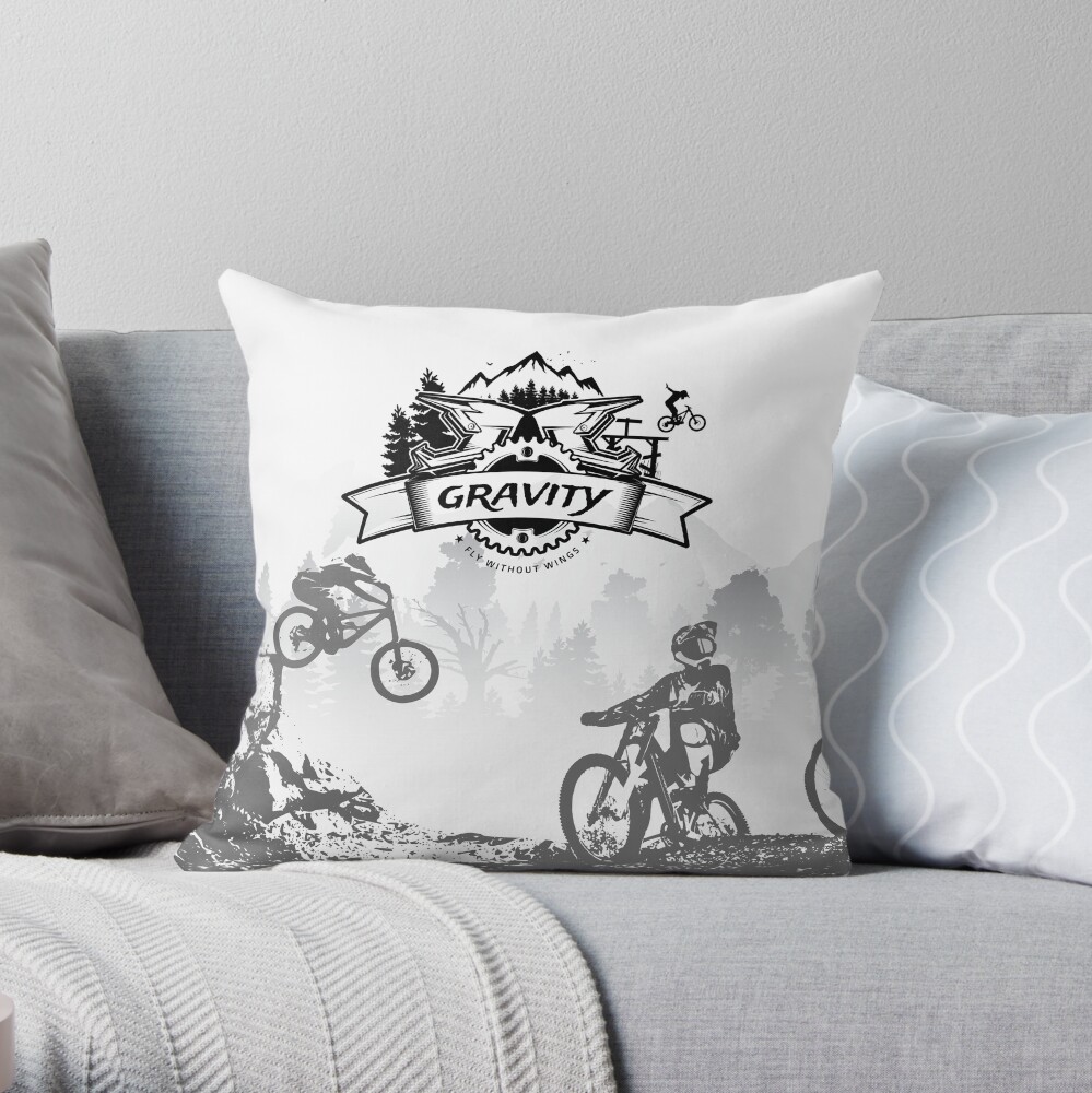 Fly without wings. Throw Pillow