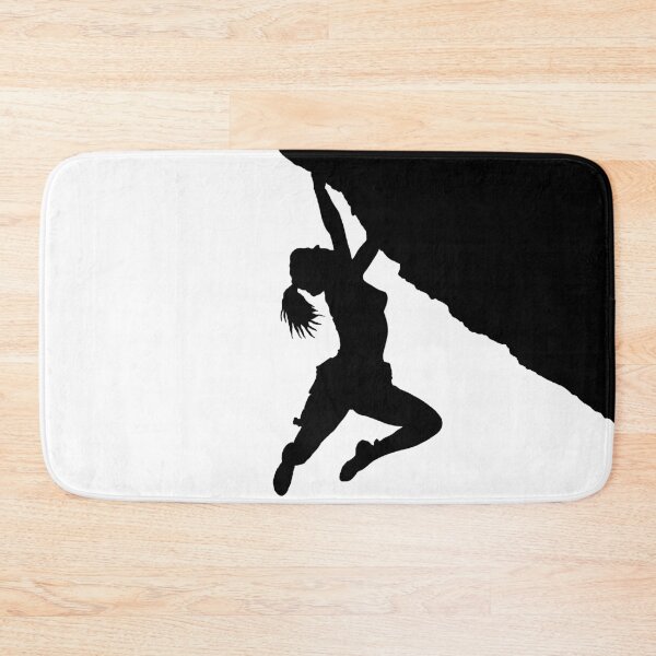 Item preview, girl bouldering silhouette designed and sold by mindgoop.