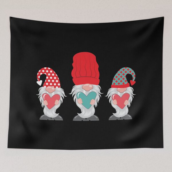 Item preview, Three Gnomes Holding Hearts Valentine's Gift designed and sold by haselshirt.