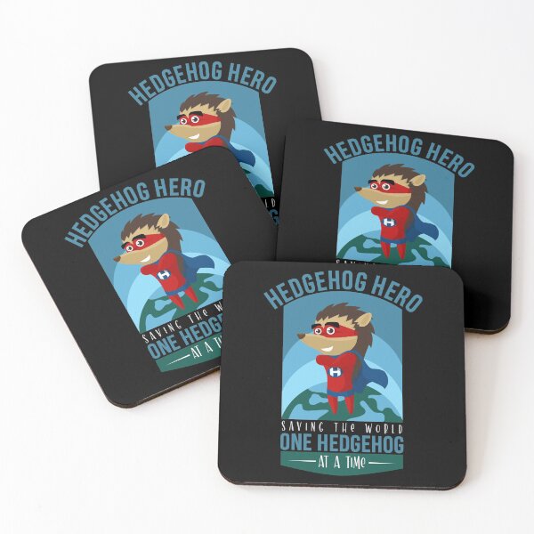 Item preview, Hedgehog Hero - Saving the World One Hedgehog at a Time designed and sold by Printedpath.
