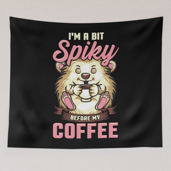 Item preview, Spiky Before Coffee designed and sold by Printed Trees.