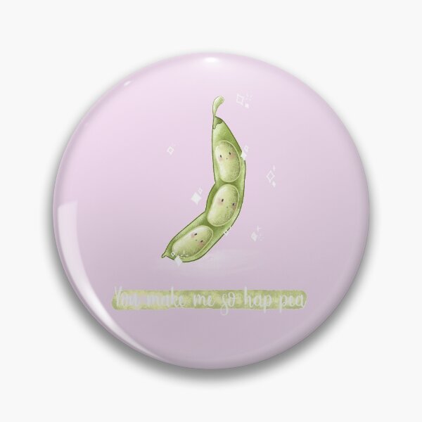 Item preview, You make me so hap-pea pun card designed and sold by AliciaBarten.
