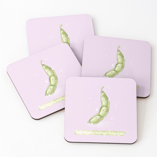 Item preview, You make me so hap-pea pun card designed and sold by AliciaBarten.