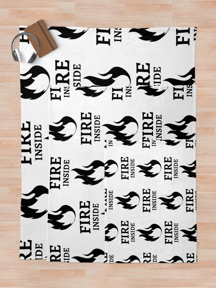 Thumbnail 5 of 6, Throw Blanket, Fire Inside designed and sold by RIVEofficial.