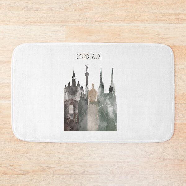 Item preview, Bordeaux, Bordeaux skyline, watercolor Bordeaux designed and sold by Rosaliartbook.