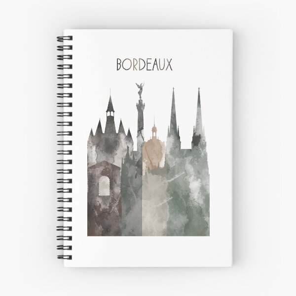 Item preview, Bordeaux, Bordeaux skyline, watercolor Bordeaux designed and sold by Rosaliartbook.