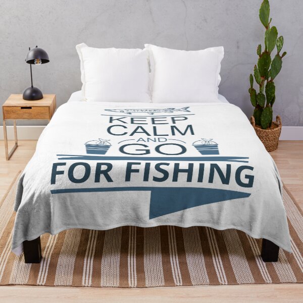 Item preview, Keep calm and go for fishing  designed and sold by Khalmer ⭐⭐⭐⭐⭐.