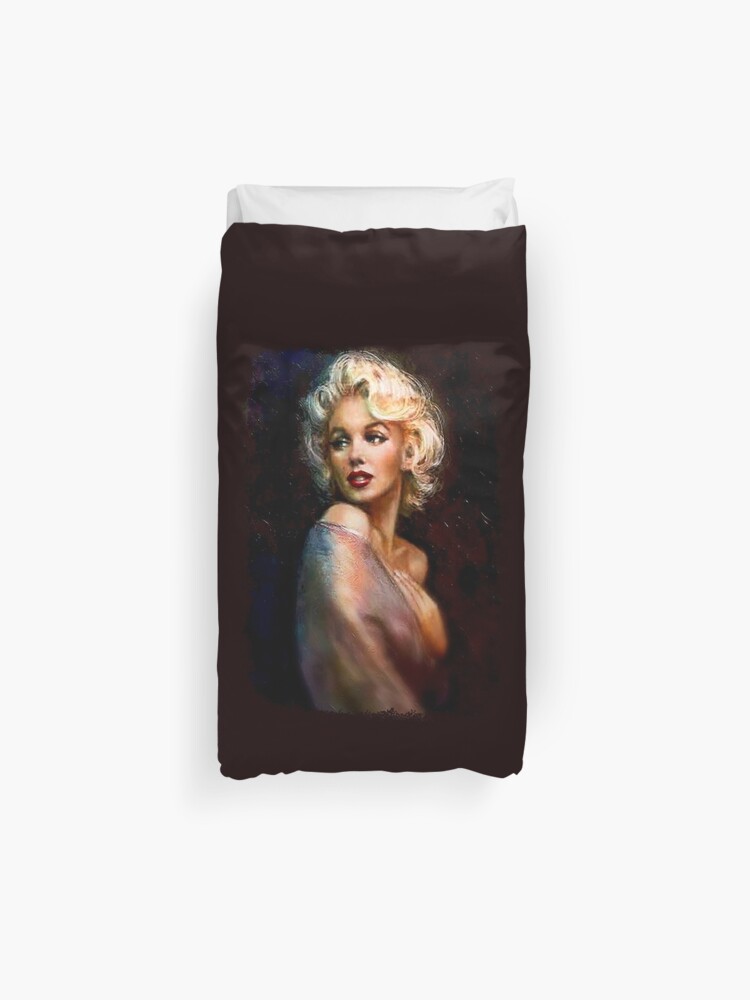 Goddess Marilyn Monroe Duvet Cover By Rufusreed Redbubble