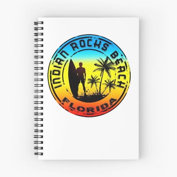 Item preview, Indian Rocks Beach Florida Vacation Surfing Surf Palm Trees  designed and sold by DESTINATIONS DECAL.