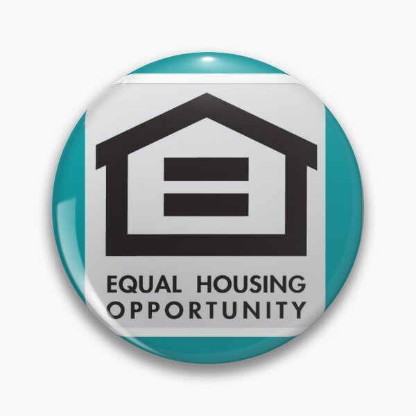 Item preview, Teal/Grey Equal Housing Opportunity  designed and sold by JBurch5.
