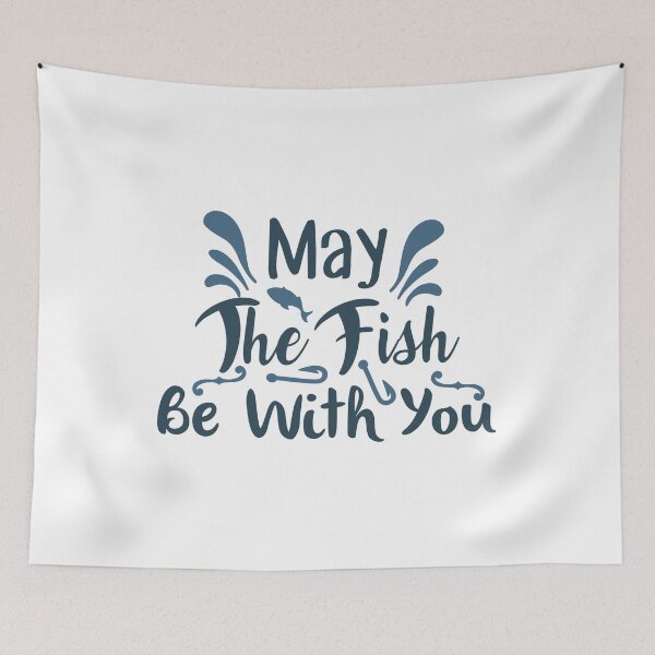 Item preview, May the fish be with you  designed and sold by Khalmer ⭐⭐⭐⭐⭐.