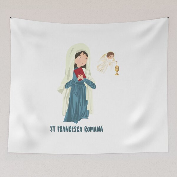 Item preview, Saint Frances of Rome designed and sold by AlMAO2O.