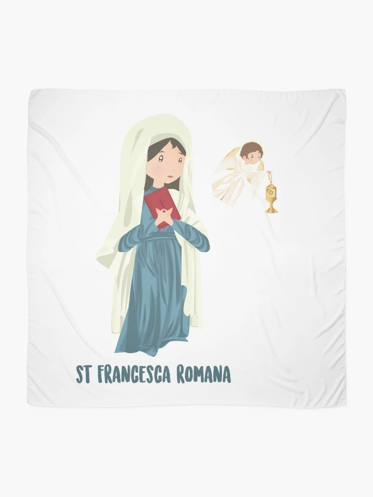 Thumbnail 2 von 3, Tuch, Saint Frances of Rome designt und verkauft von AlMAO2O.