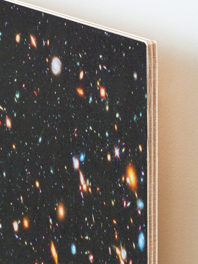 Alternate view of Hubble Extreme Deep Field Mounted Print