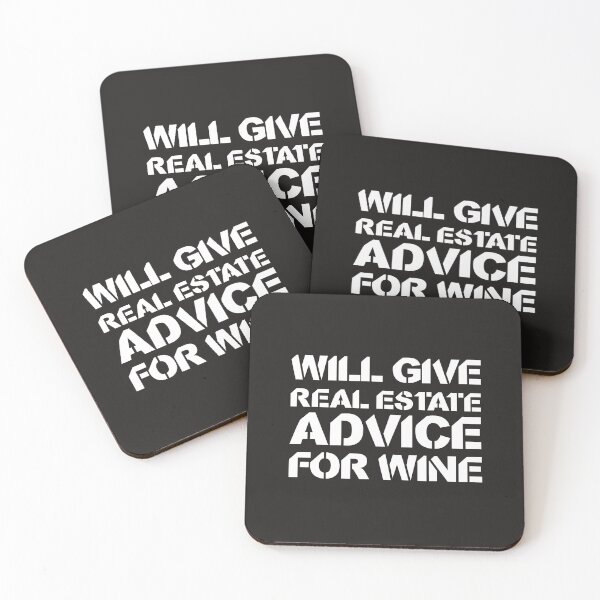Item preview, Will Give Real Estate Advice For Wine - Real Estate Shirt - Real Estate Agent designed and sold by Awesome  People Store.
